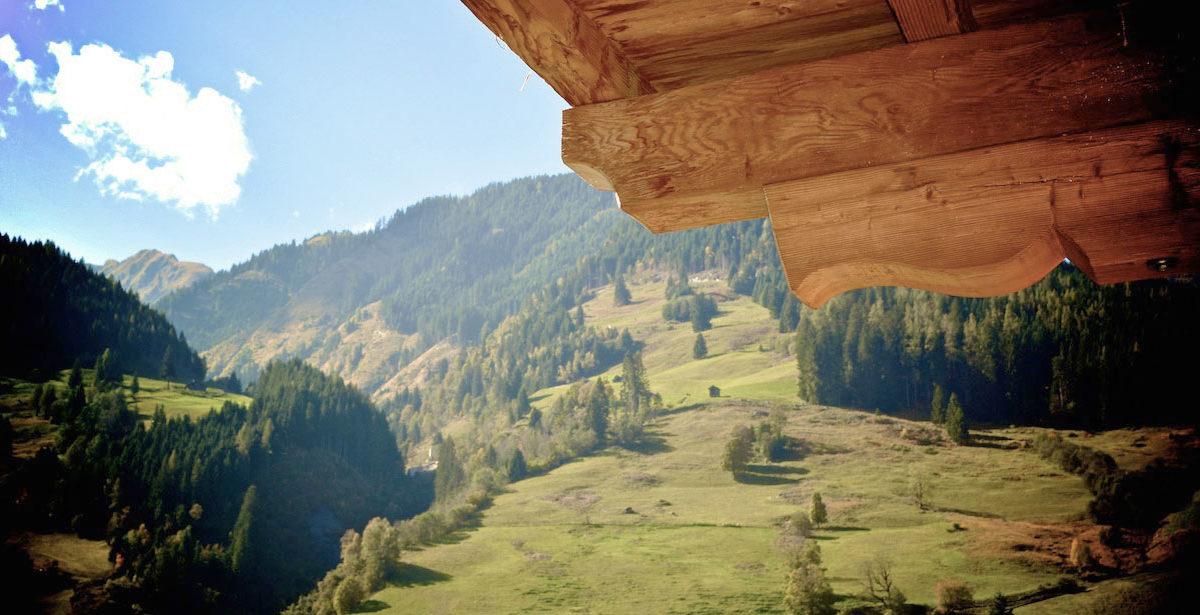 Aussicht_Chalet_Panorama_Luxus Aussicht vom Dachgeschoss des Chalets N°1